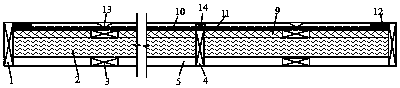 Modular thermal insulation and sound insulation load-bearing wooden wall panel and construction method of L-shaped wall