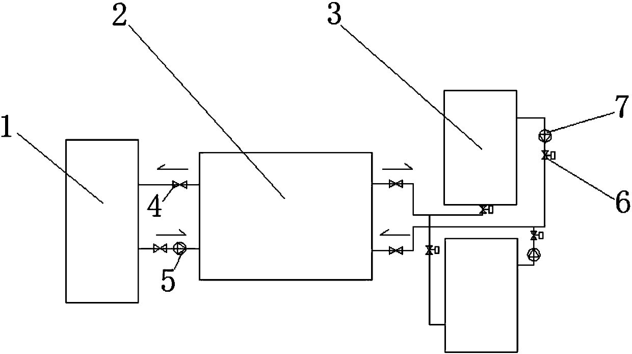 Intelligent-control cold-hot joint production system