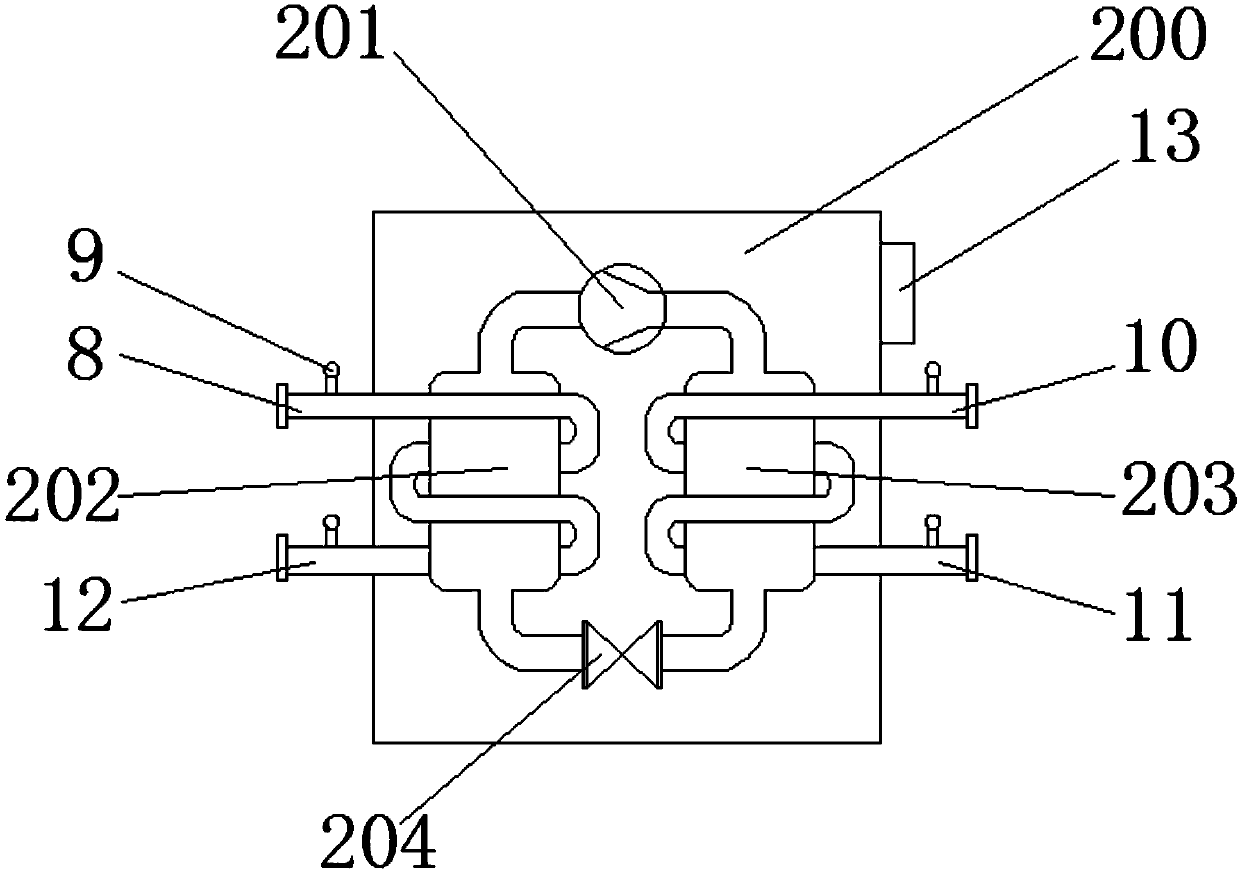 Intelligent-control cold-hot joint production system