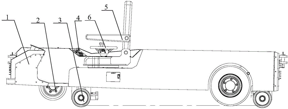 Roadway and railway two-purpose tractor