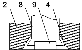 Movable autobus card swiping machine