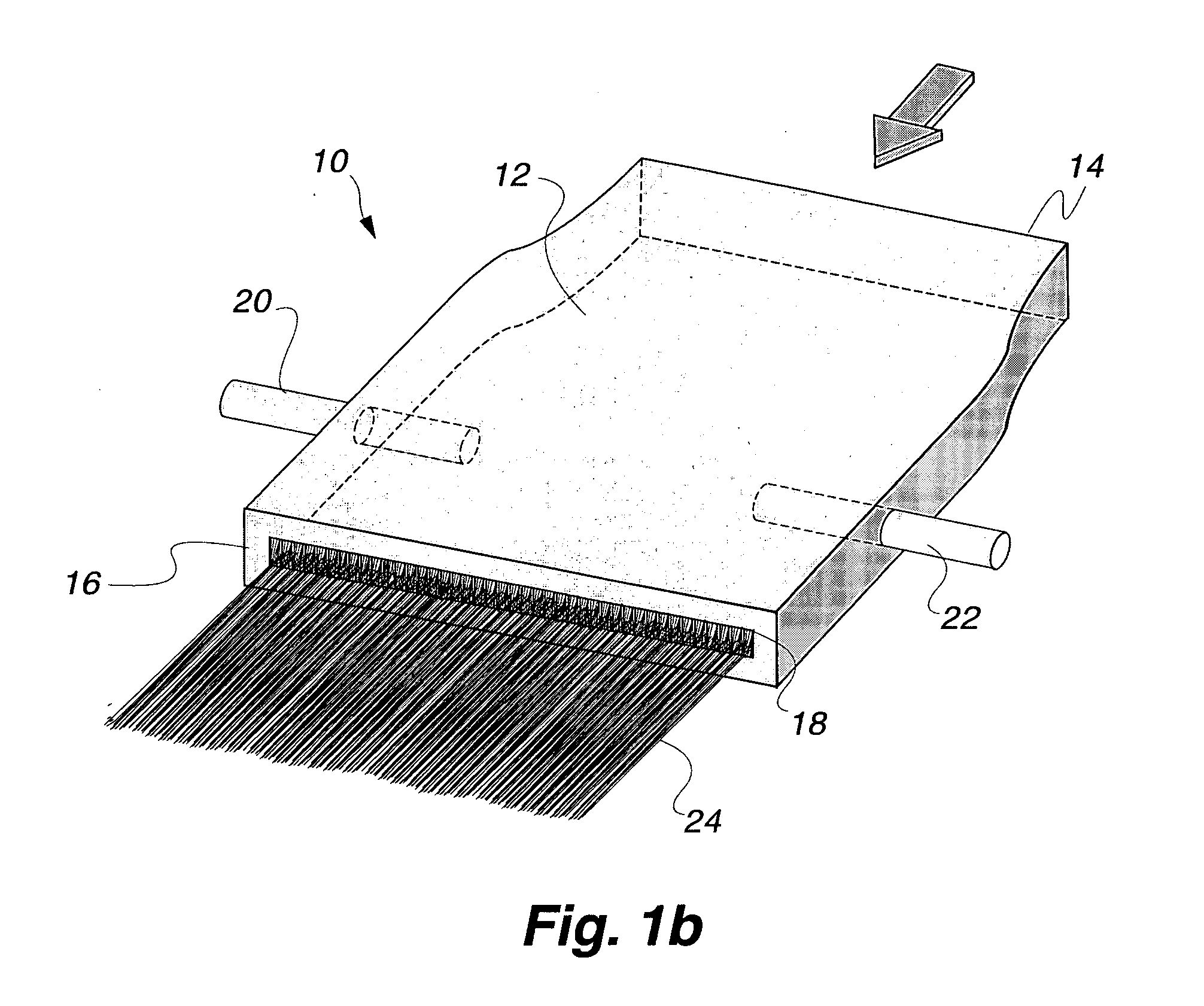 Polymer treatment using a plasma brush