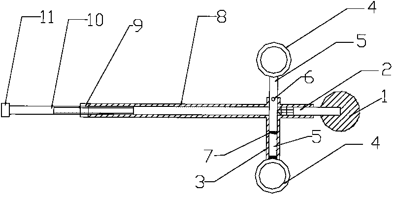 Locating locking fixture for preventing upper and lower static contact baffles in switch cabinet from being opened