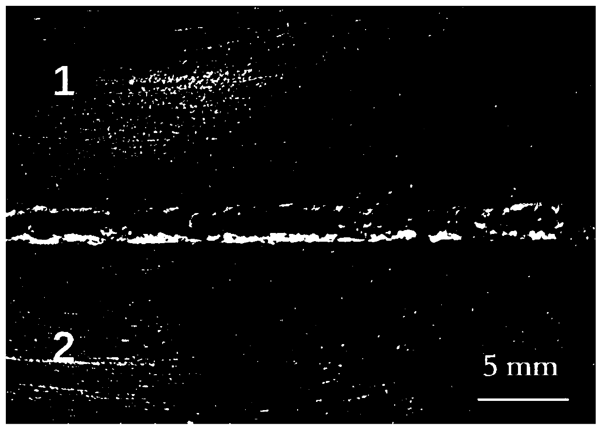 Invar and aluminum alloy dissimilar metal electron beam welding method