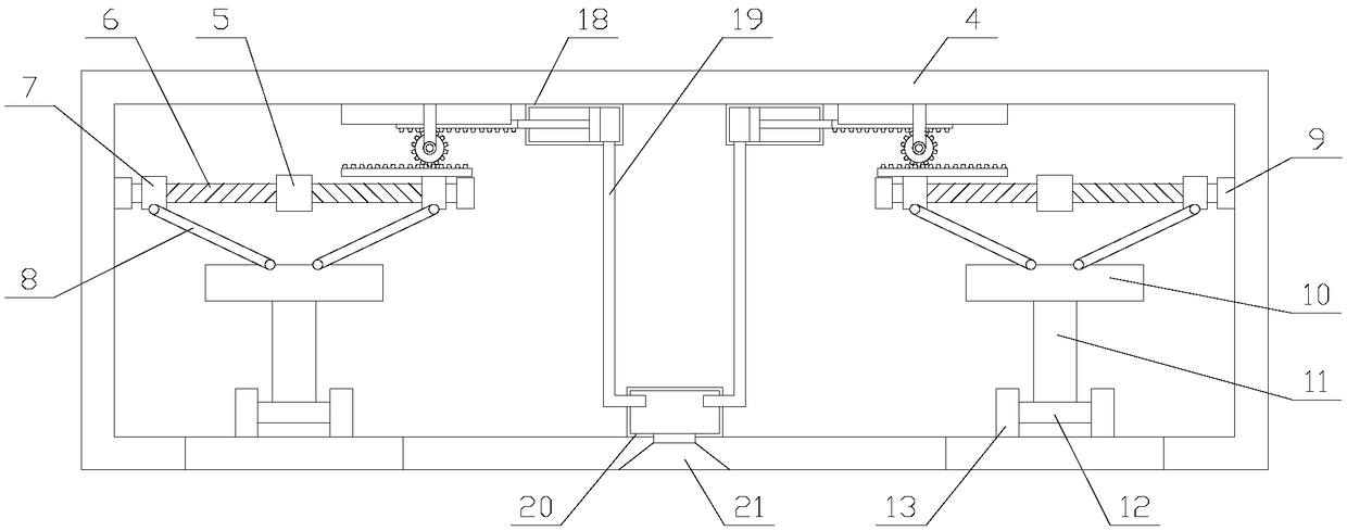 Convenient and rapid type heating device with stabilization function