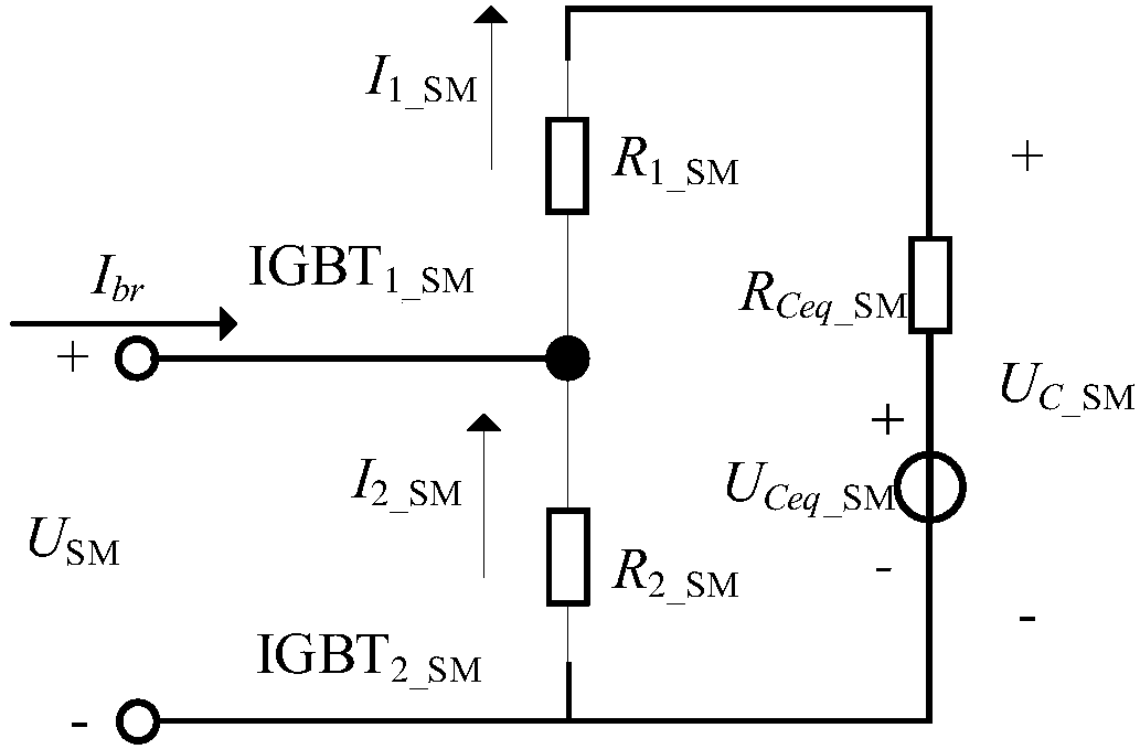 Real-time-digital-simulator-based modular multi-level converter bridge arm modeling method