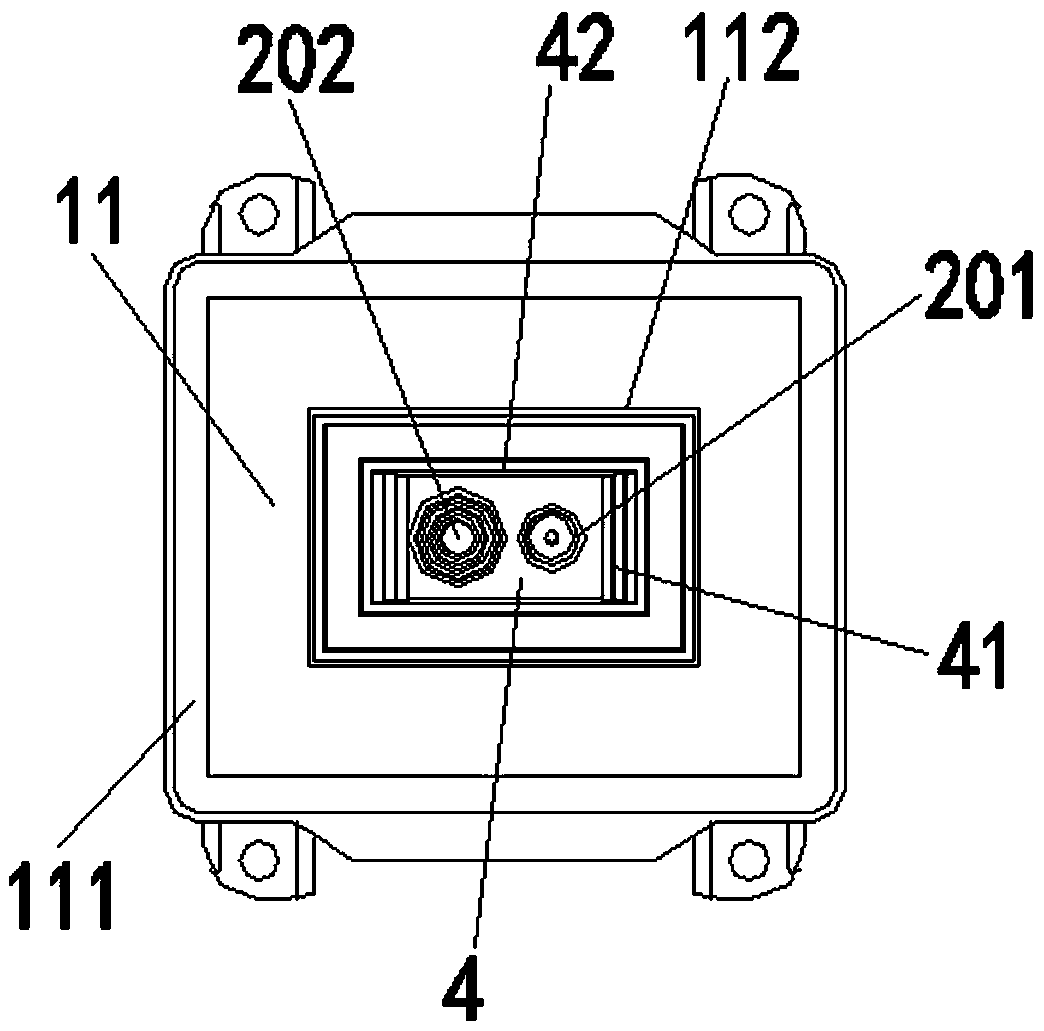 Barcode identifying and reading device