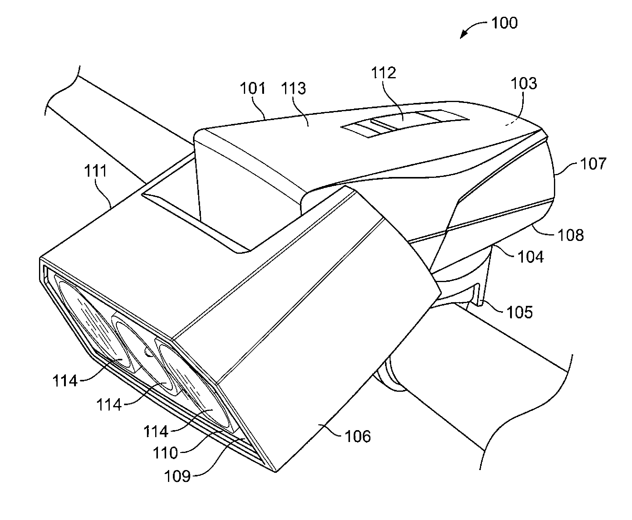 Pivotable LED lighting apparatus and universal mounting assembly and method