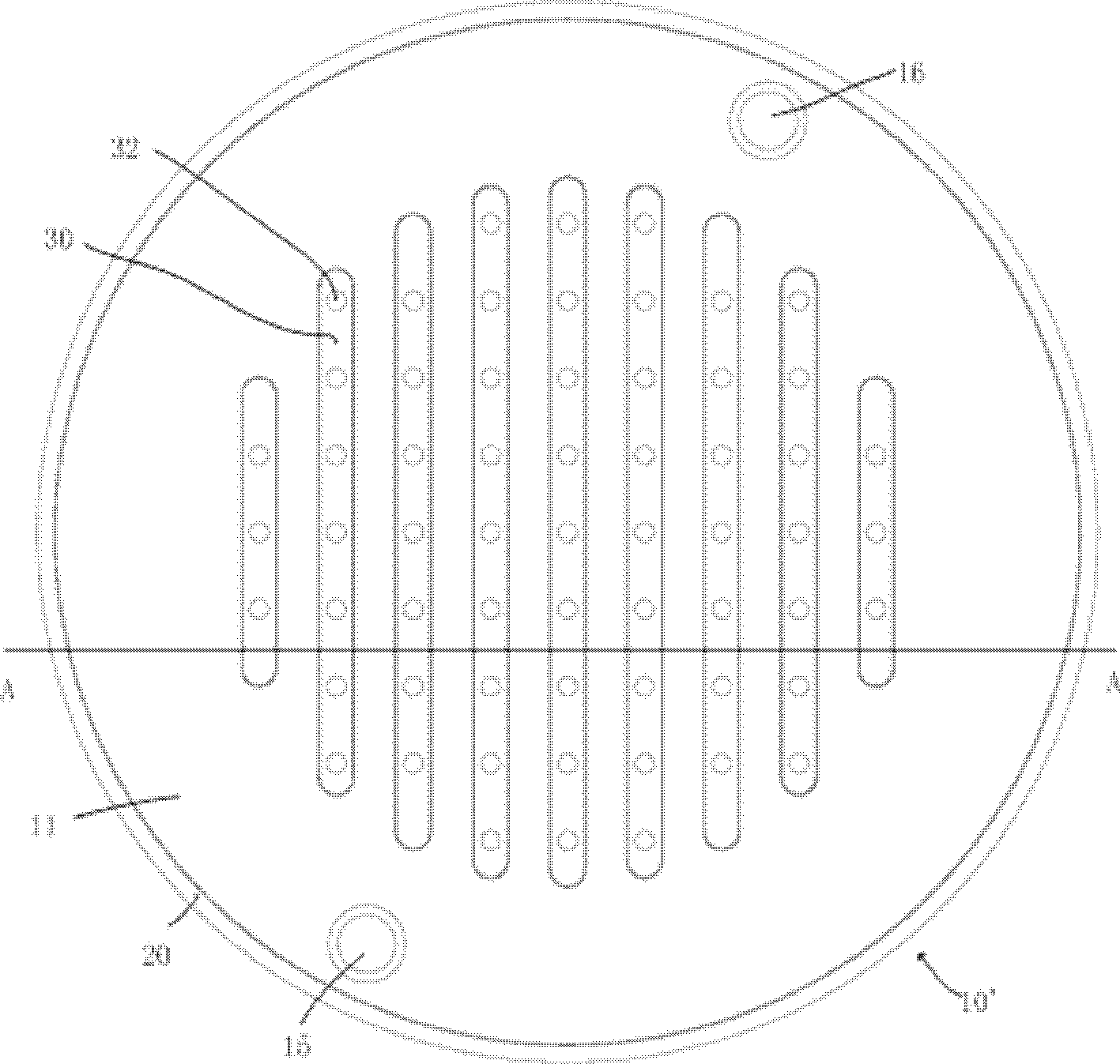 Semiconductor processing device and gas spray head cooling plate thereof