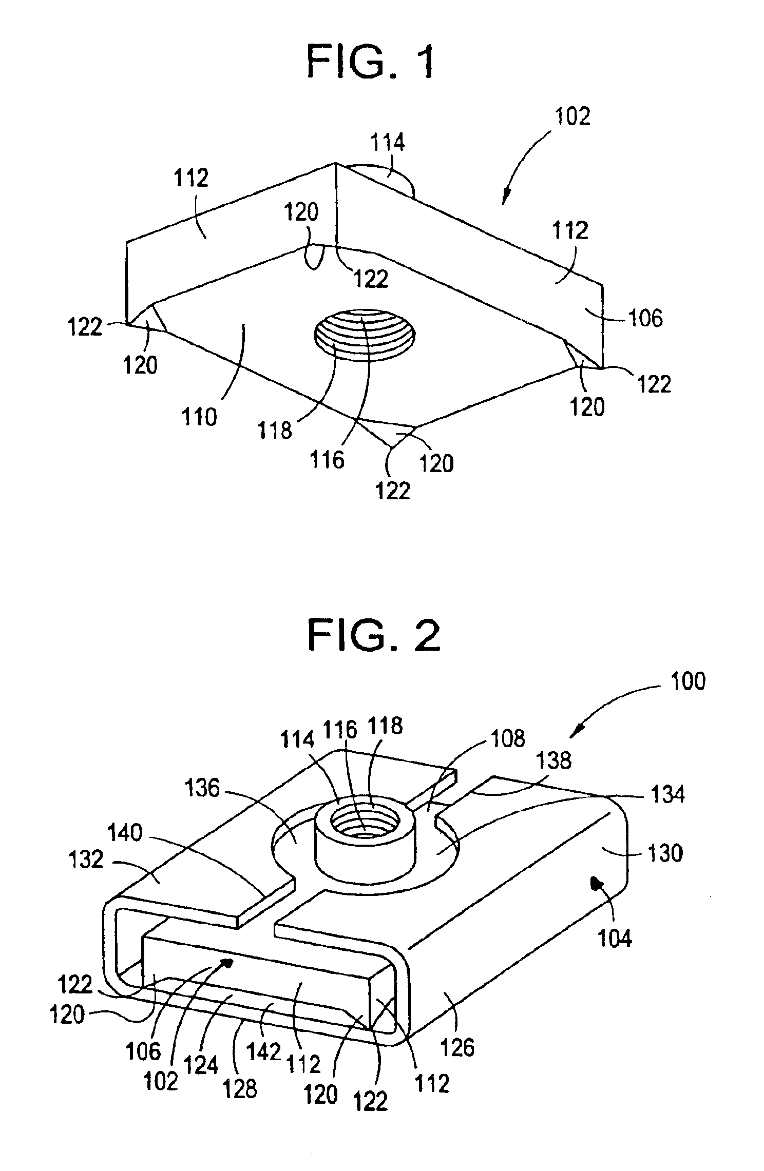 Cage nut assembly having a stand-off nut