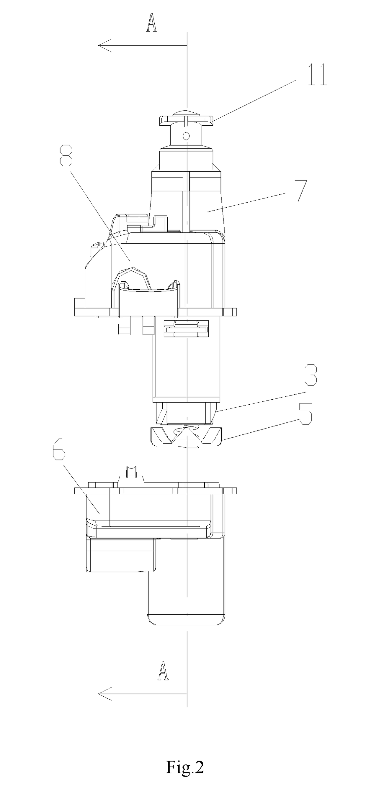 Automobile fuel tank lock