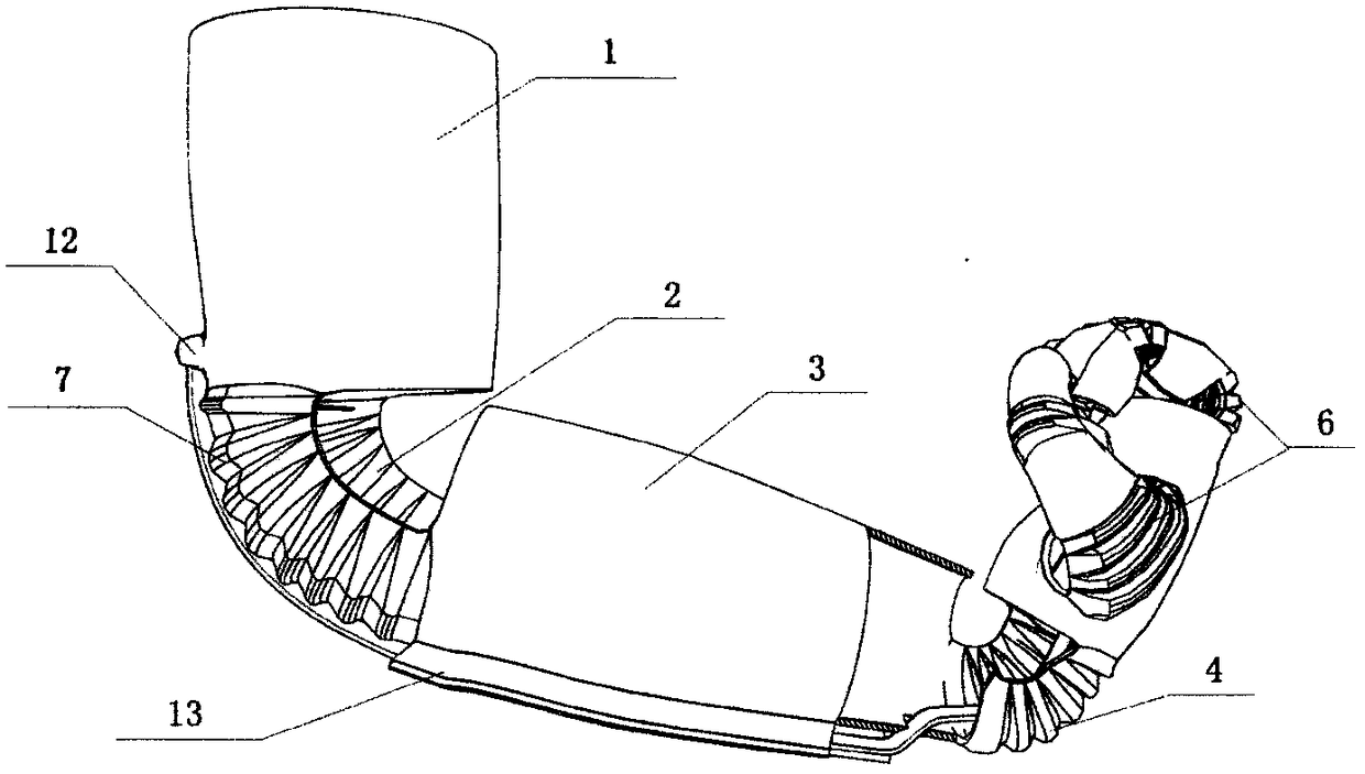 Printing prosthetic hand and manufacturing method thereof