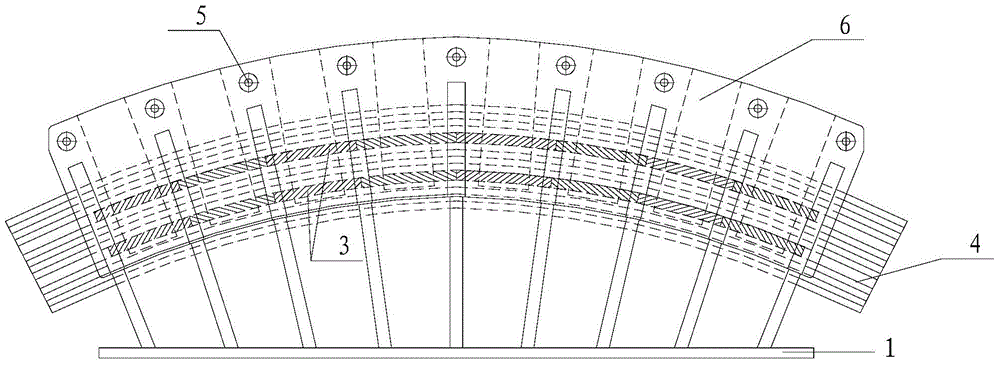 Anti-slip cable saddle structure of a suspension bridge