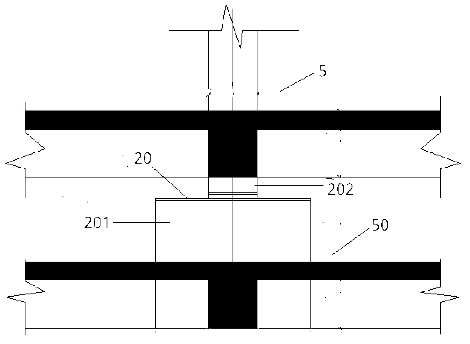 Construction method of construction damping device