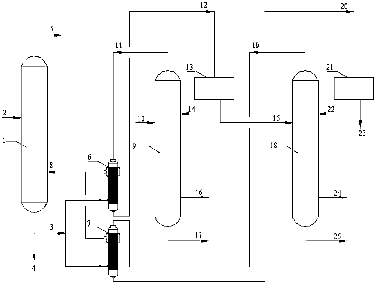 Method for recovering latent heat in sec-butyl acetate preparation device and combined device