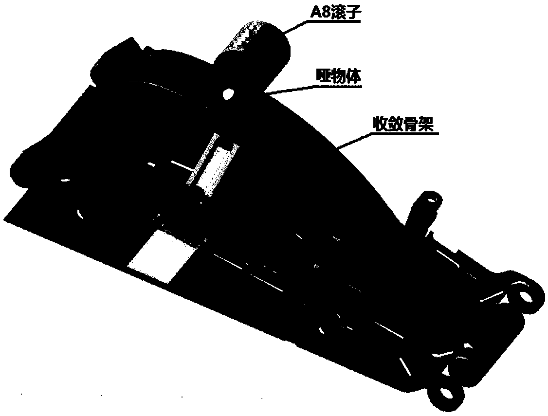 The multi-body dynamics model comprises an additional dummy and drive combined constraint construction method