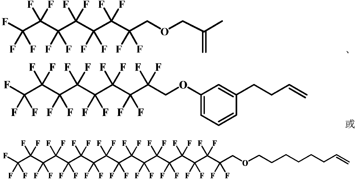 Unsaturated fluorocarbon, preparation method and application thereof