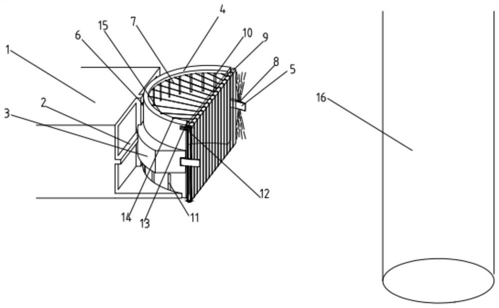 Rotary spraying construction method for improving ductility of pile foundation of operating subway station