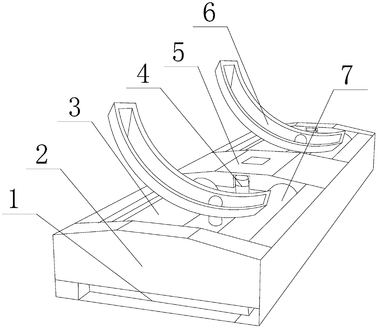 Auxiliary device for detecting dragging toughness of tire frame of new energy vehicle in offline detection