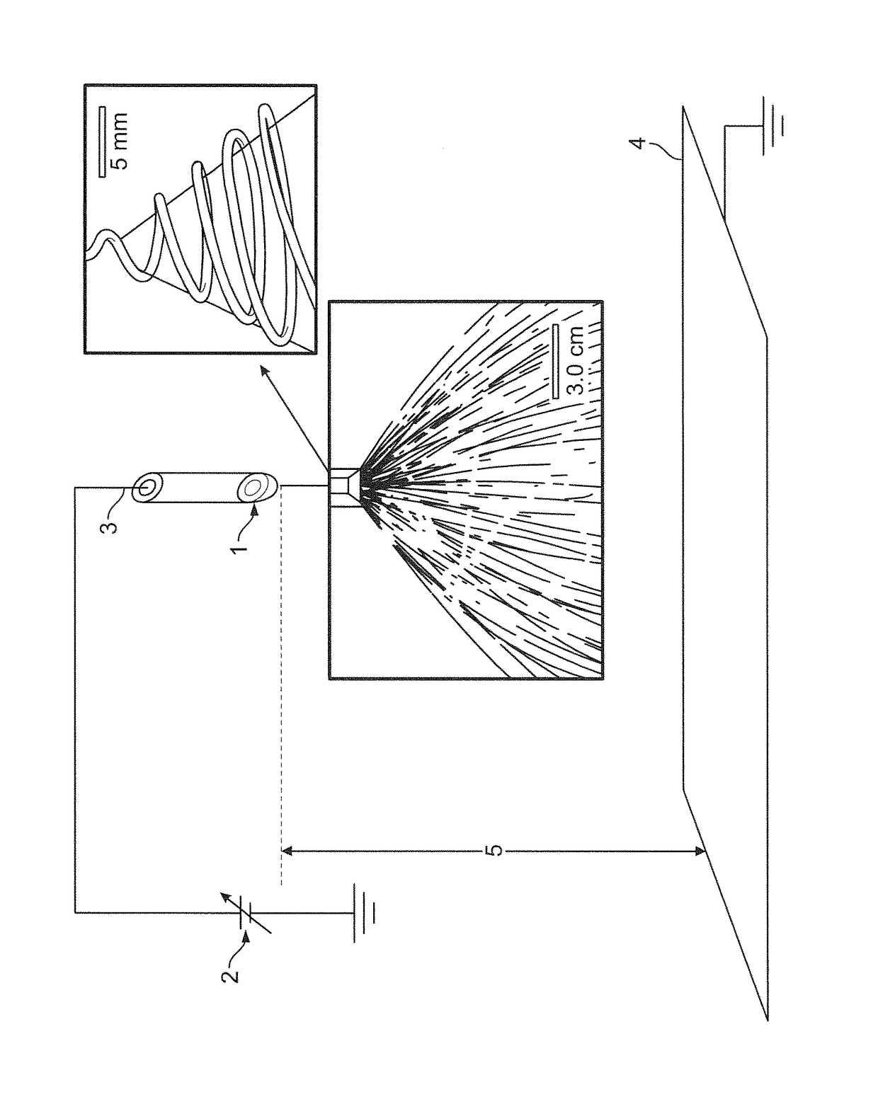 Hybrid felts of electrospun nanofibers