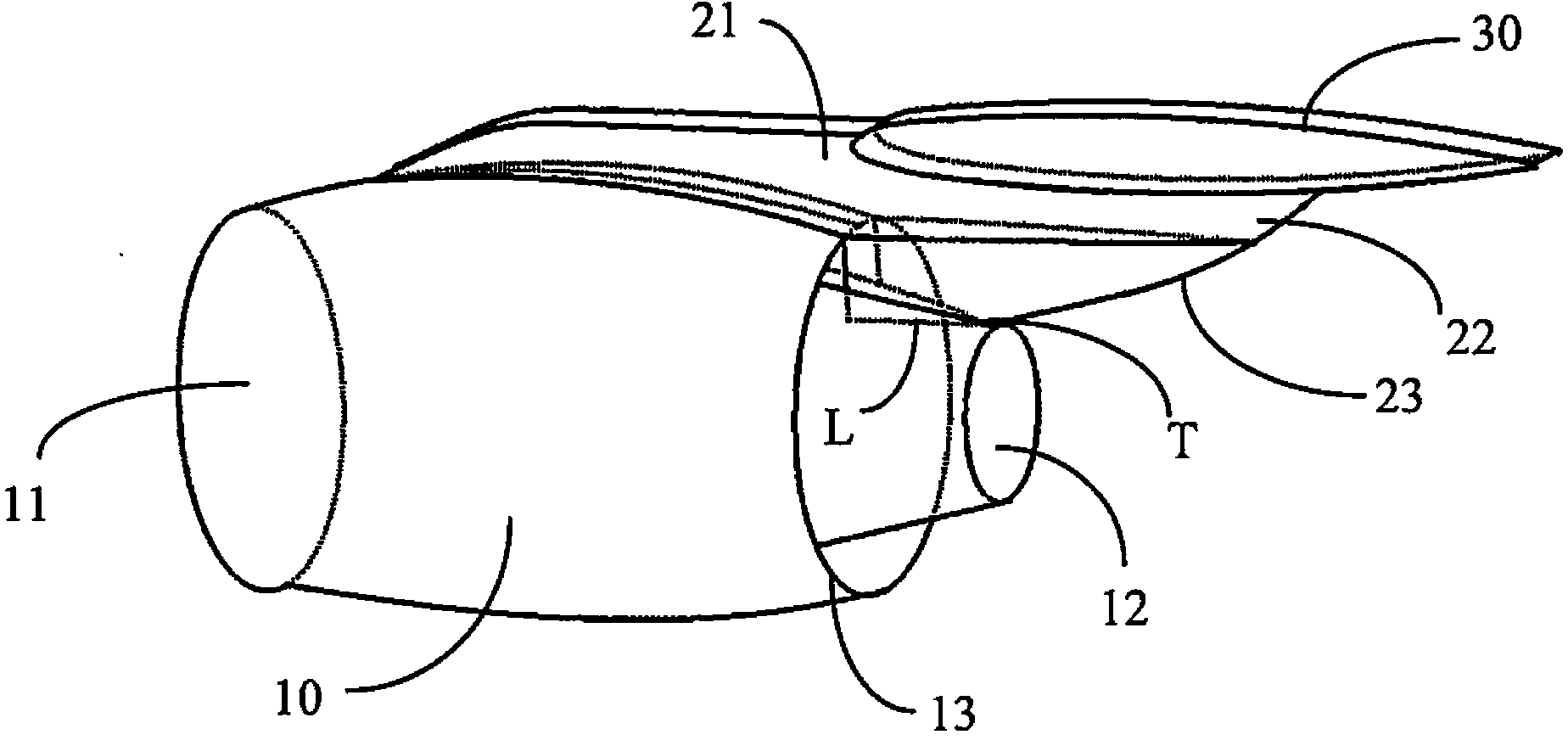 Fairing structure for pylon of aircraft with wing-mounted layout