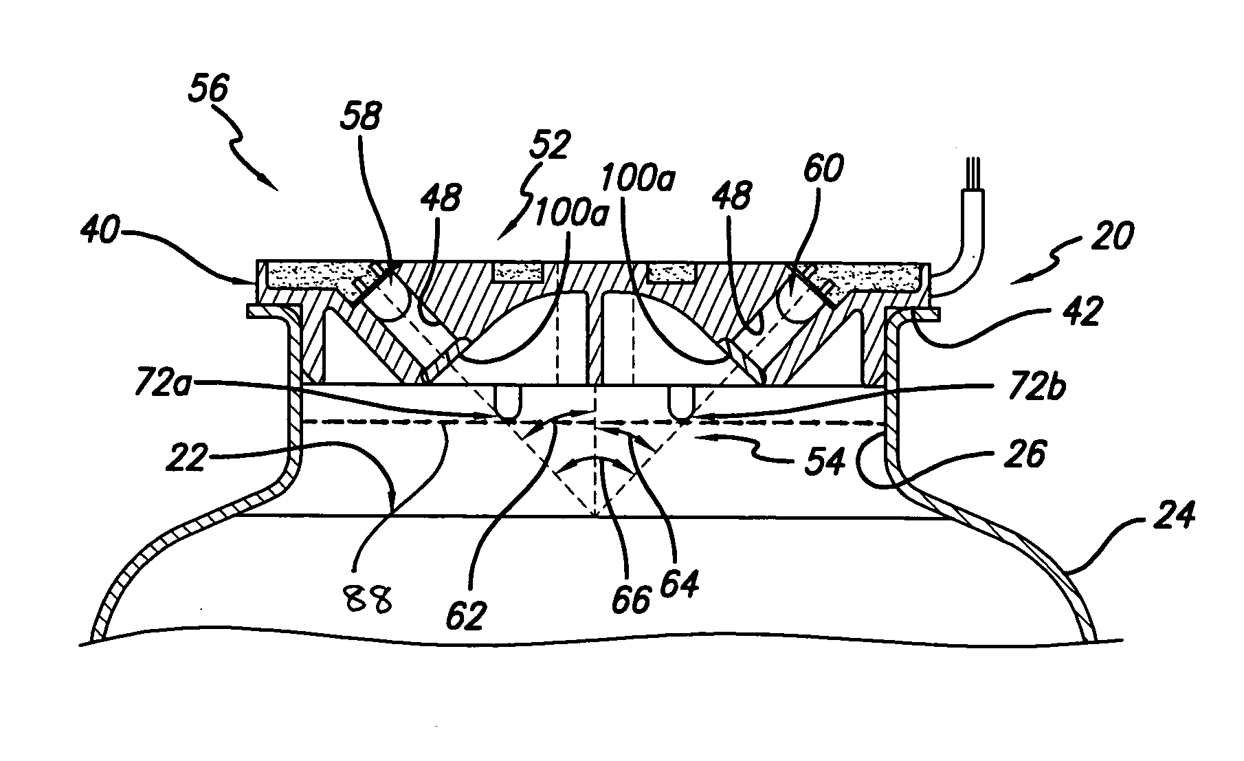 Electro-optic liquid level sensing system for aircraft beverage brewing