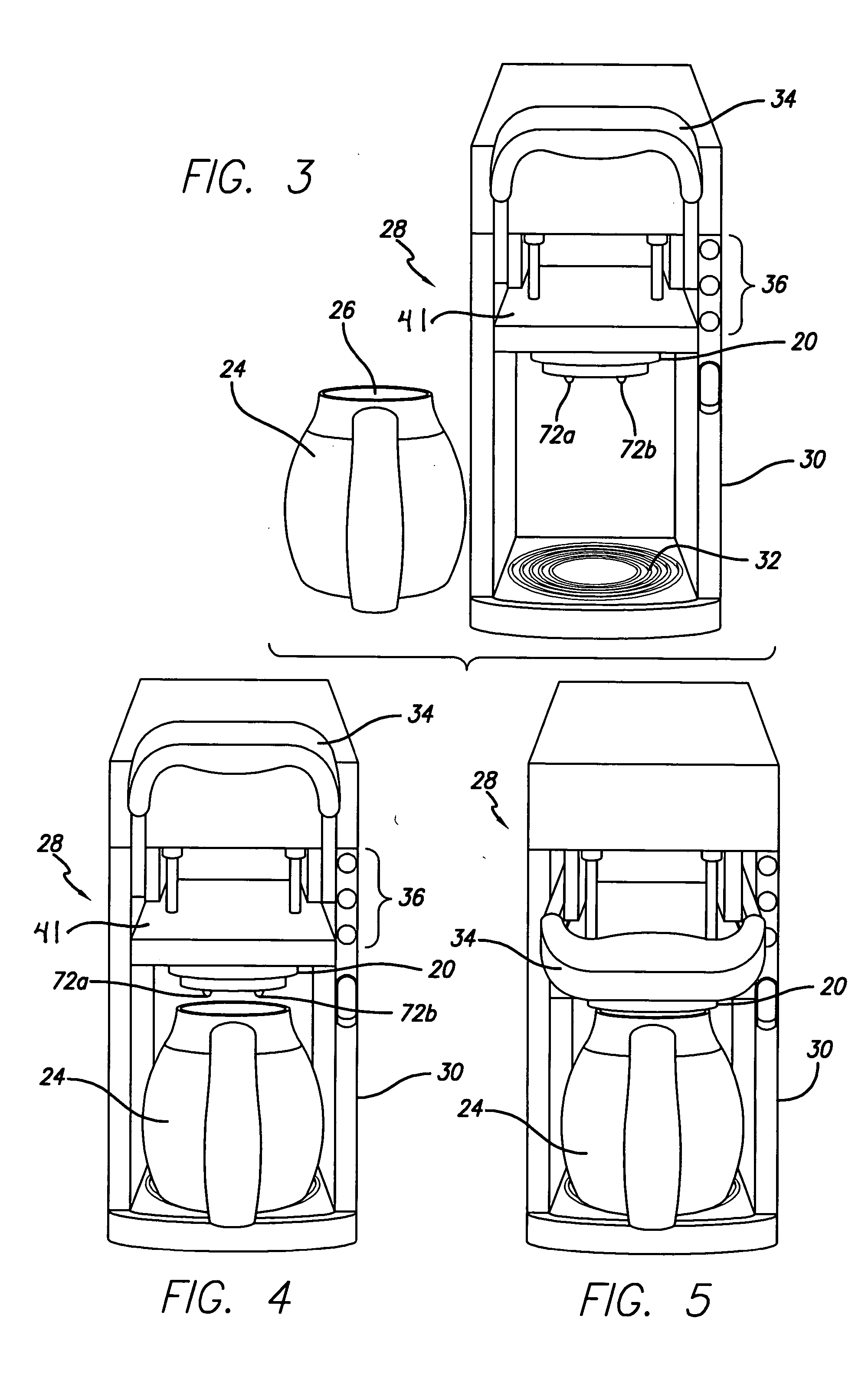 Electro-optic liquid level sensing system for aircraft beverage brewing