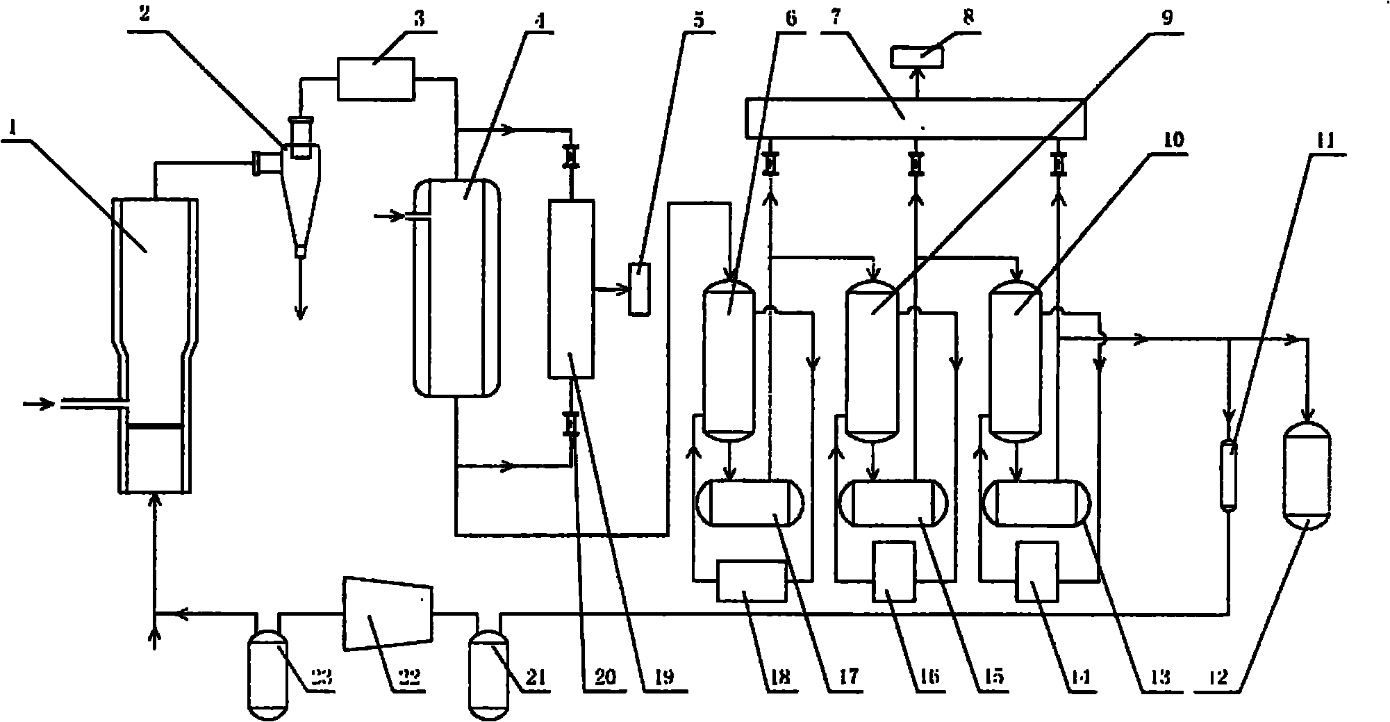 Regulation and control testing device for preparation of bio-oil through quick thermal cracking of biomass