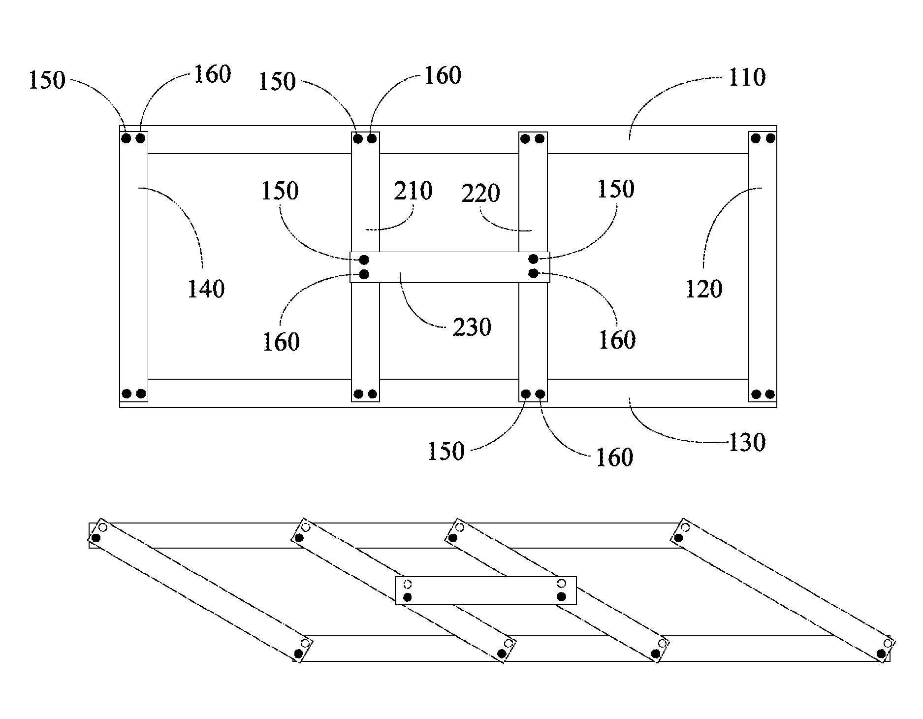 Liquid crystal display and backframe for liquid crystal display