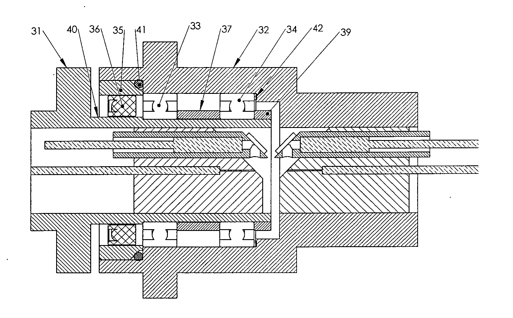 Two-channel, dual-mode, fiber optic rotary joint