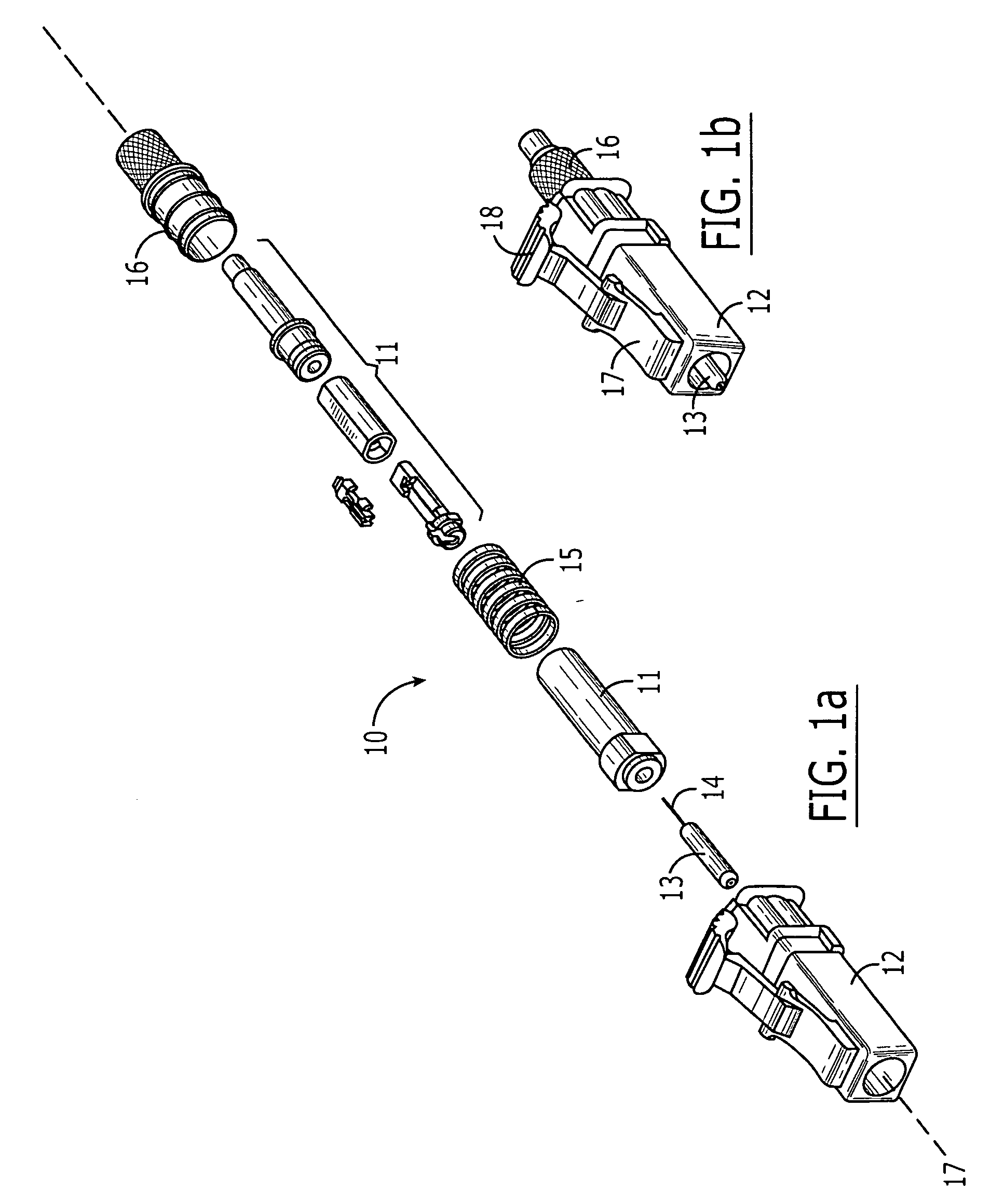 Small form factor, field-installable connector