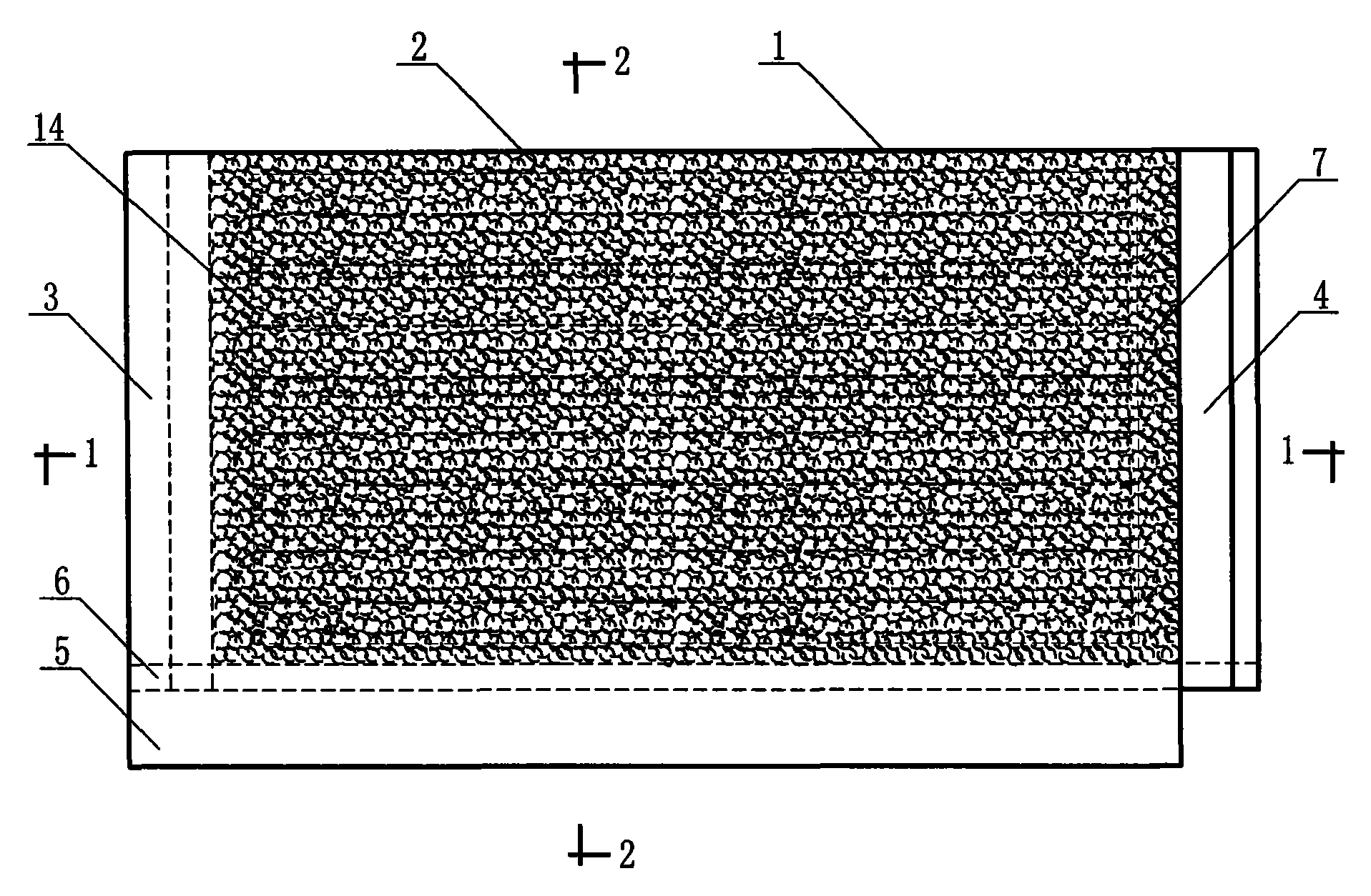 Anti-seepage vacuum insulation outer wall facing tile