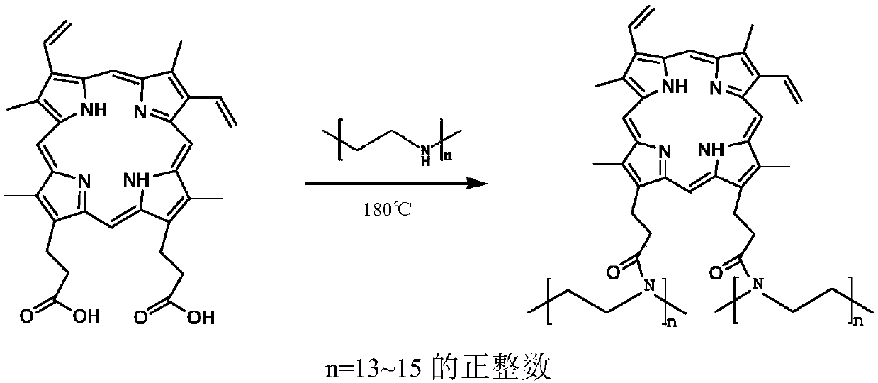 A kind of protoporphyrin fluorescent carbon dot and its preparation method and application