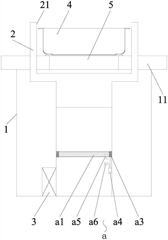 Dining table with lampblack purification system