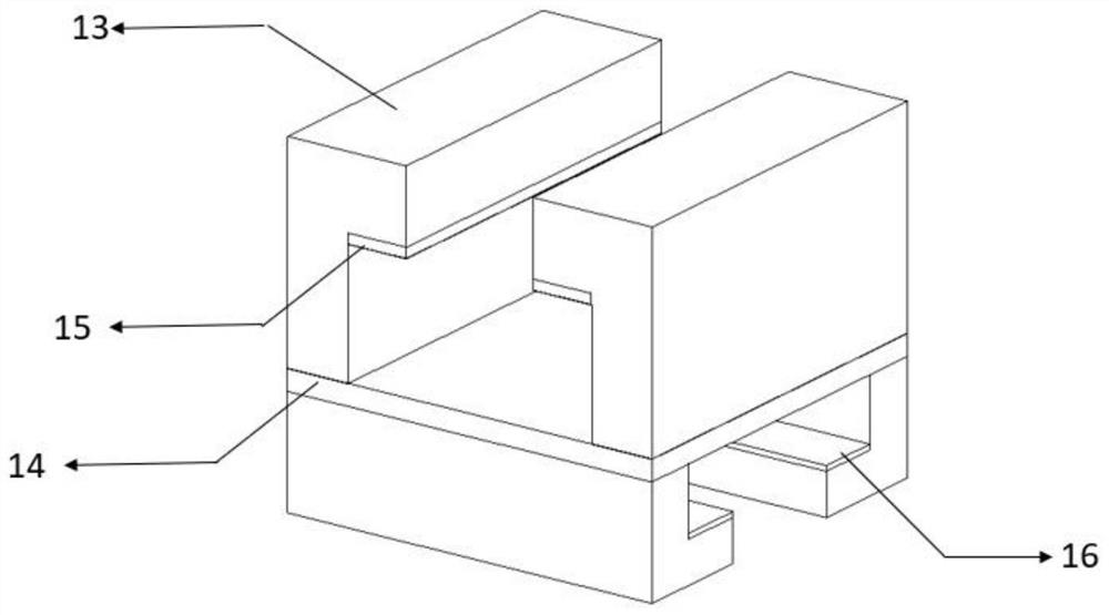 A composite driven snowflake pile system and construction method