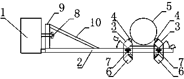 A sleeve installation device for a reel of a coiler