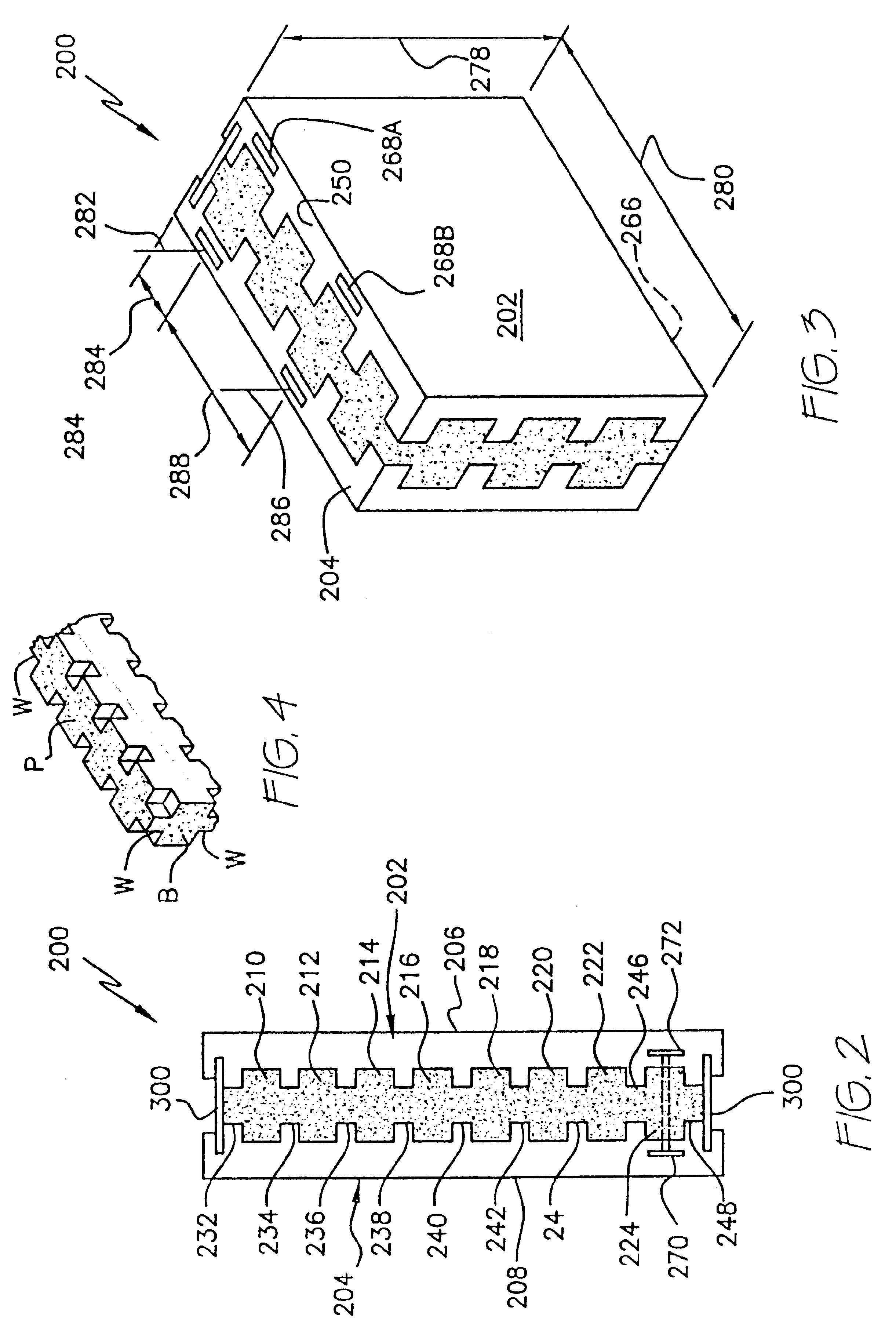 Modified flat wall modular insulated concrete form system