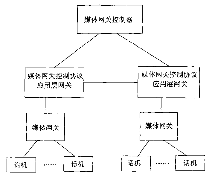 Network system and method for processing VOIP business based on media net-link control protocol