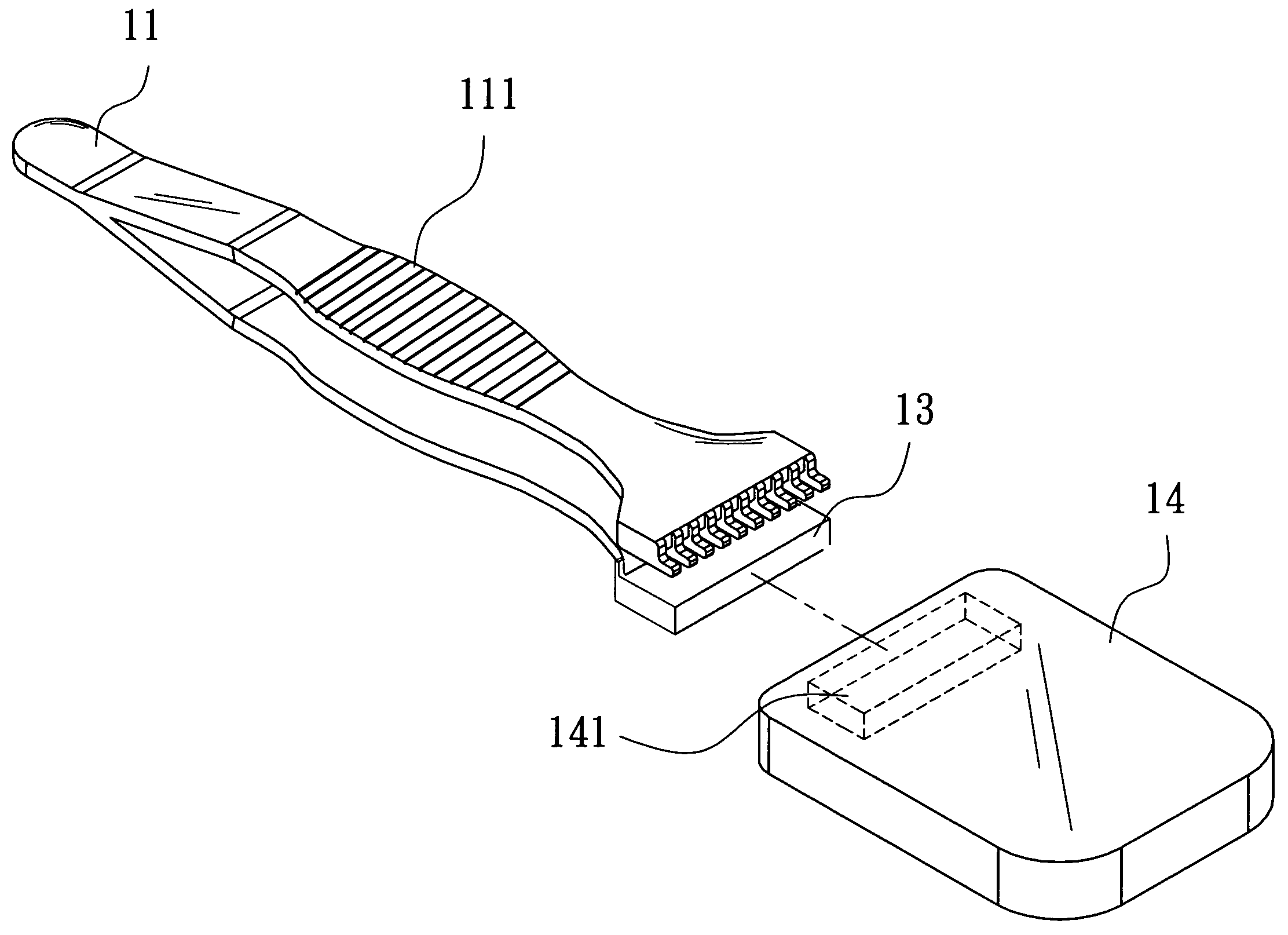 Wafer clamp having changeable supporting part