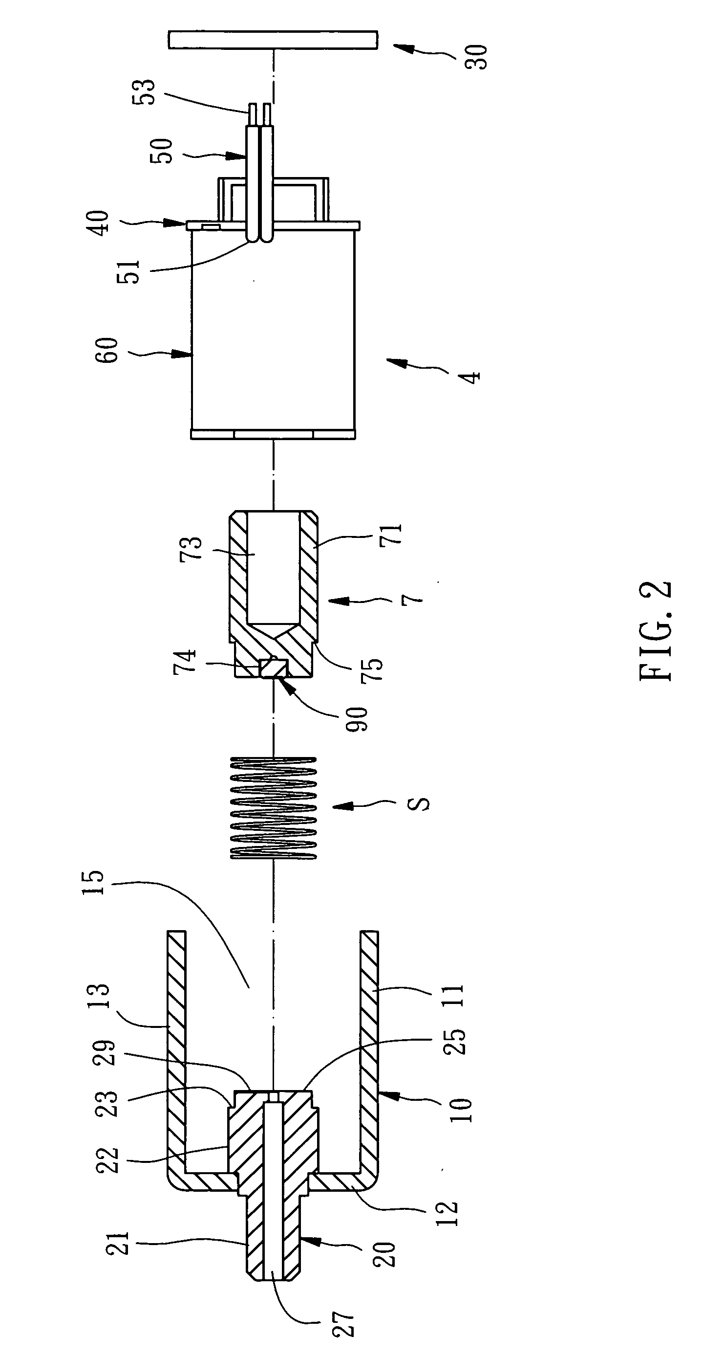 Solenoid valve for different air discharging speeds