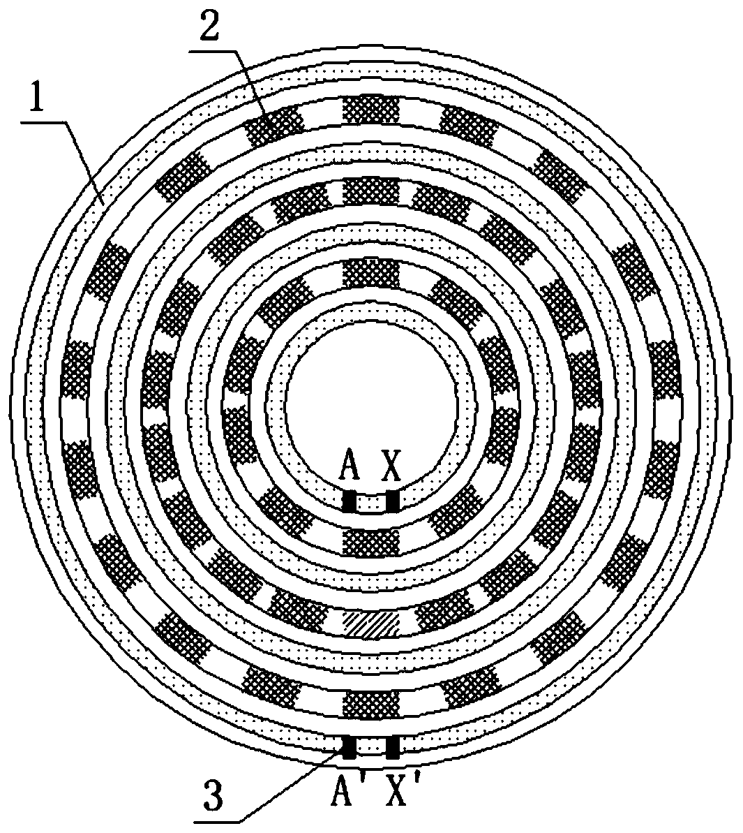 Complete transposition multi-strand circular stranded wire and wound non-inductive resistor