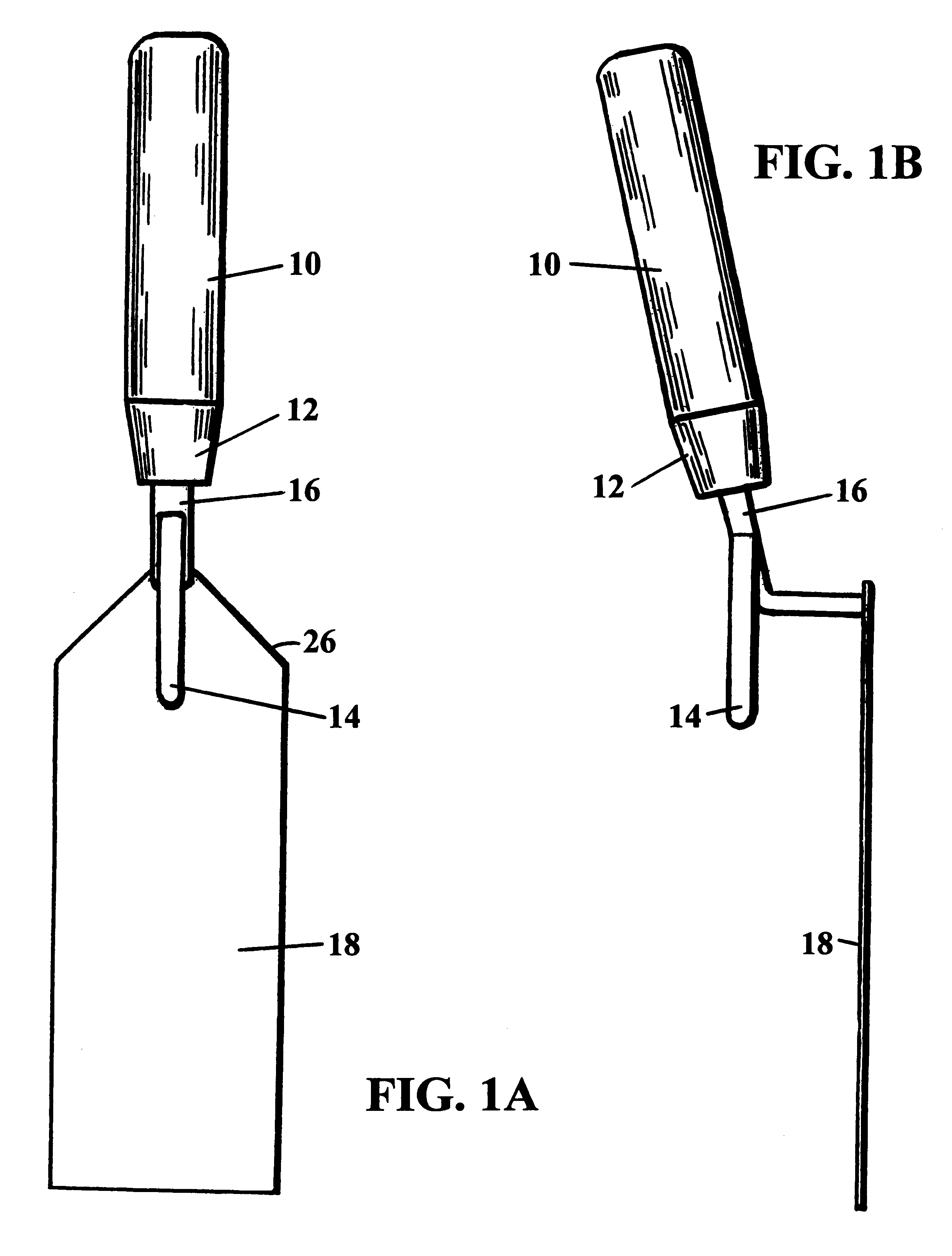 Margin trowel with bucket hook