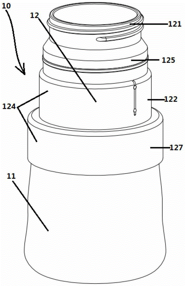 A milk powder box and a milk making device