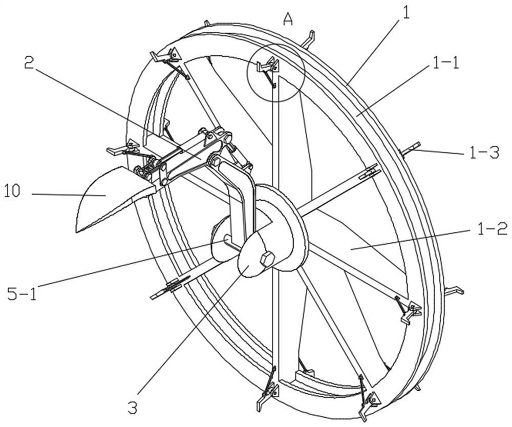 Hoisting mechanical arm for vertical shaft slag removal and using method of hoisting mechanical arm