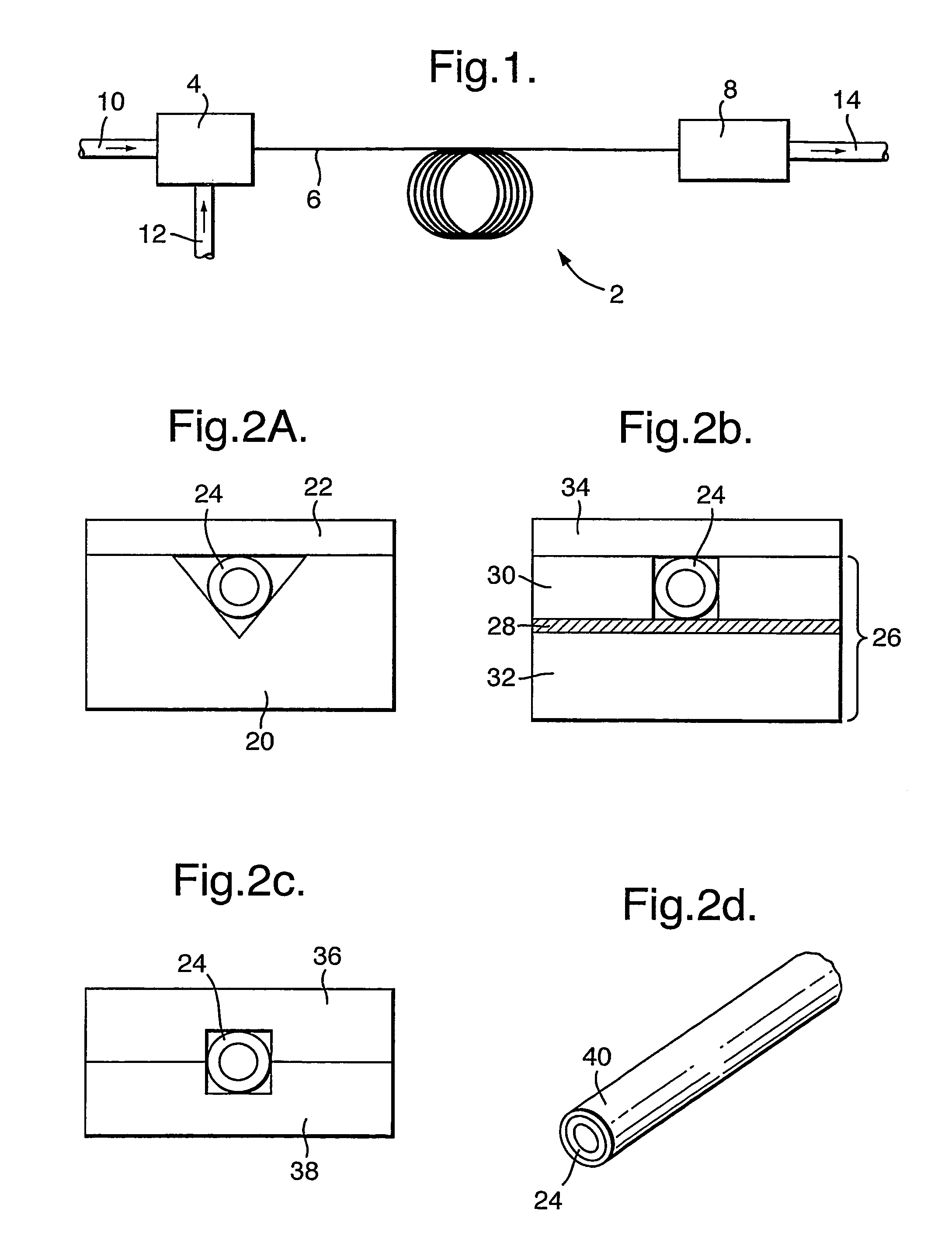 Optical fibre amplifier