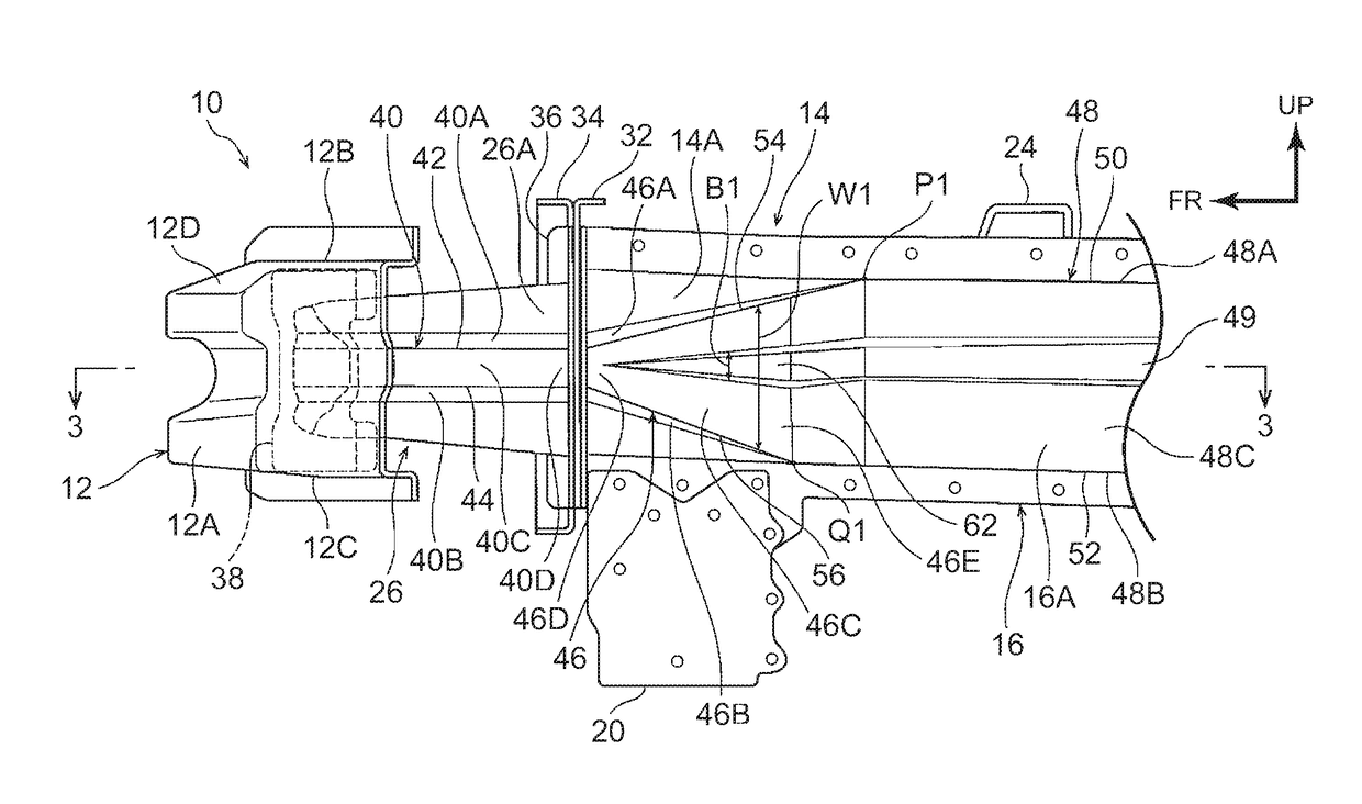 Vehicle frame structure