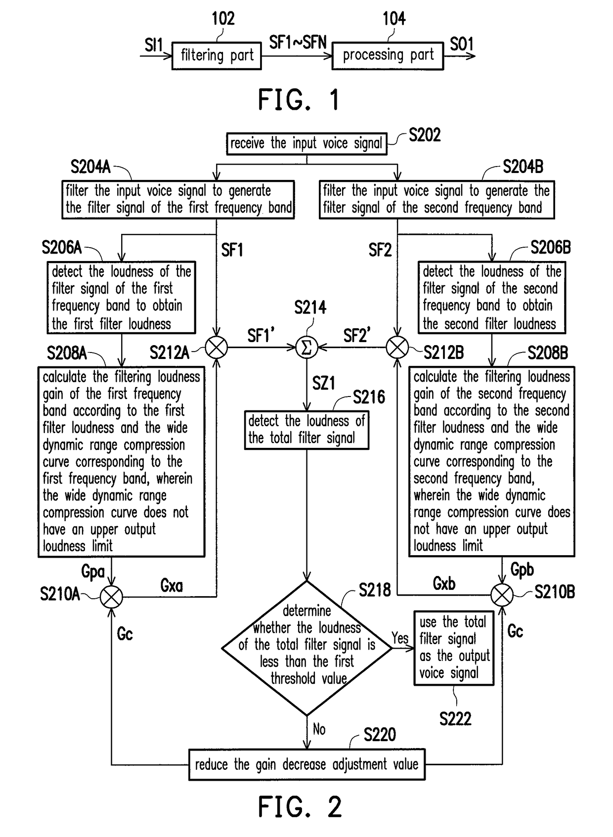 Voice signal processing apparatus and voice signal processing method