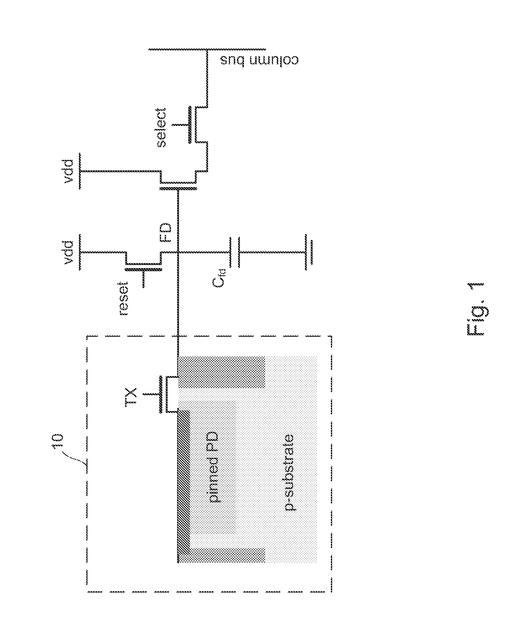 High dynamic range pixel structure