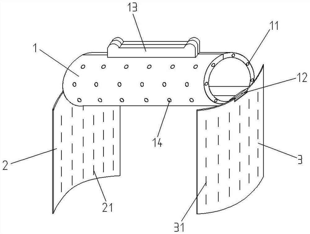 A kind of handbag handle protection device