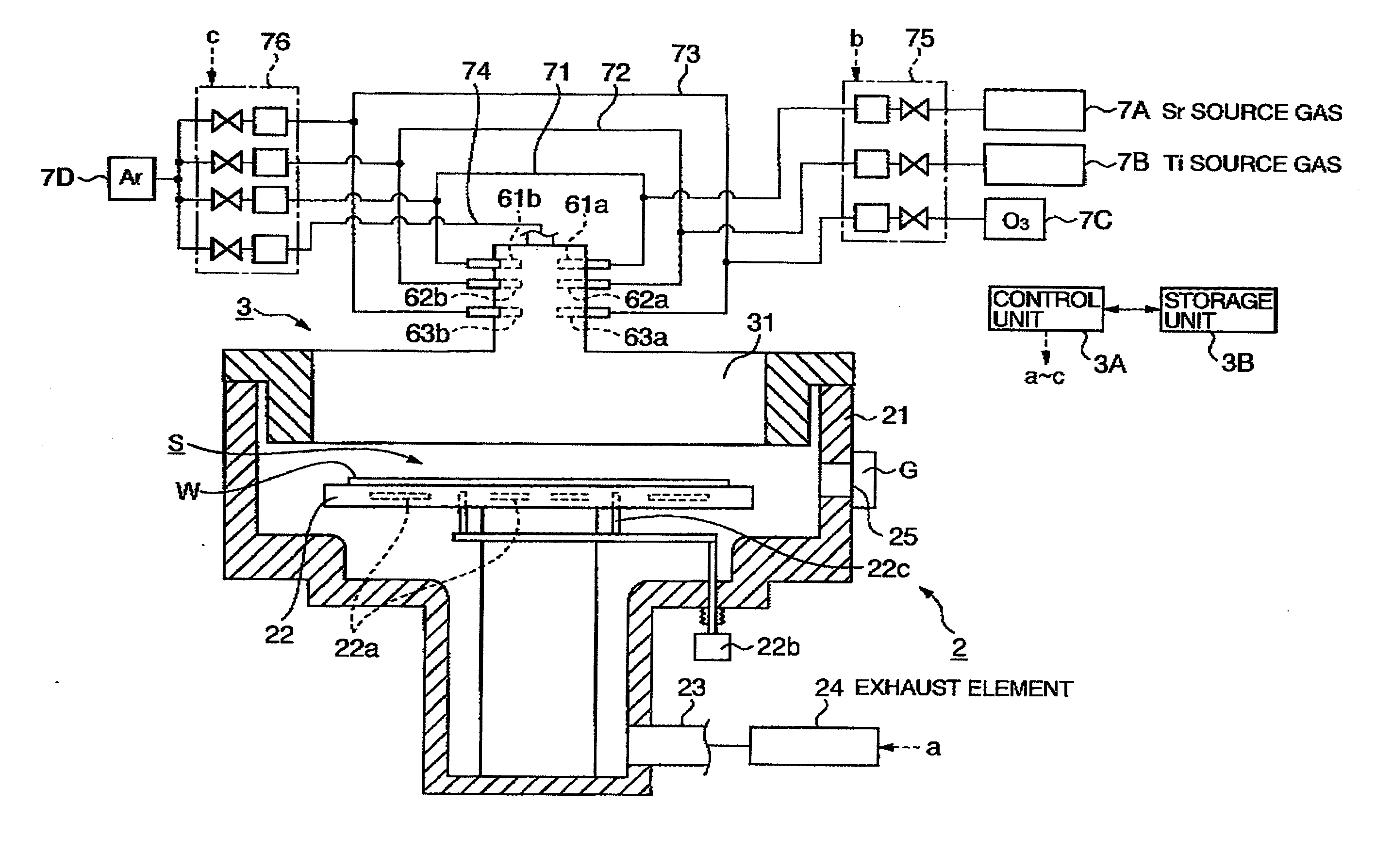 Gas supply device, processing apparatus, processing method, and storage medium